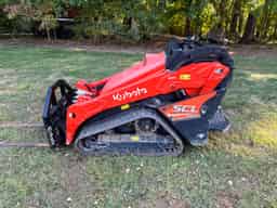 2023 Kubota SCL1000 Mini Compact Track Loader with 36″ Tooth Bucket, Forks, Hydraulic Auger