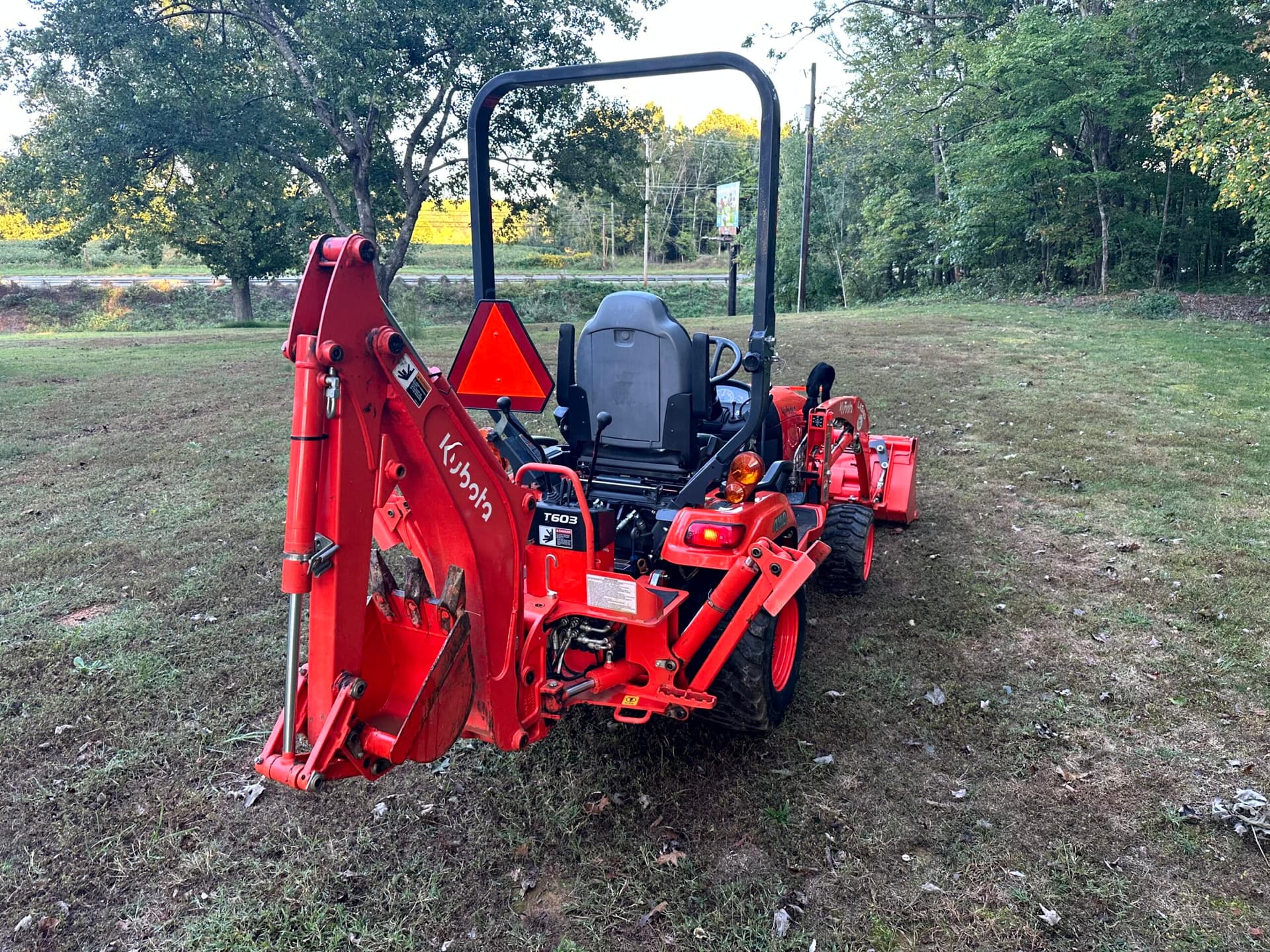 2021 Kubota BX23S Tractor, Loader, Backhoe with 12" Bucket (Consignment