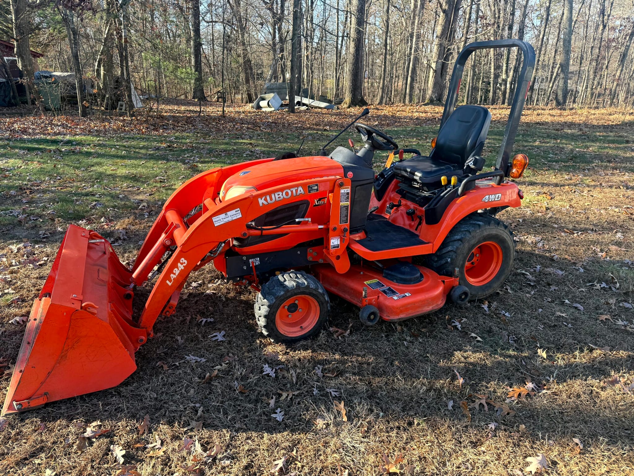 2011 Kubota BX2660 Hydrostatic, 4×4 with Loader and 54″ Belly Mower (SOLD!!)